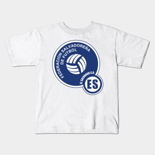 Federacion Salvadorena de Futbol El Salvador beach soccer Kids T-Shirt